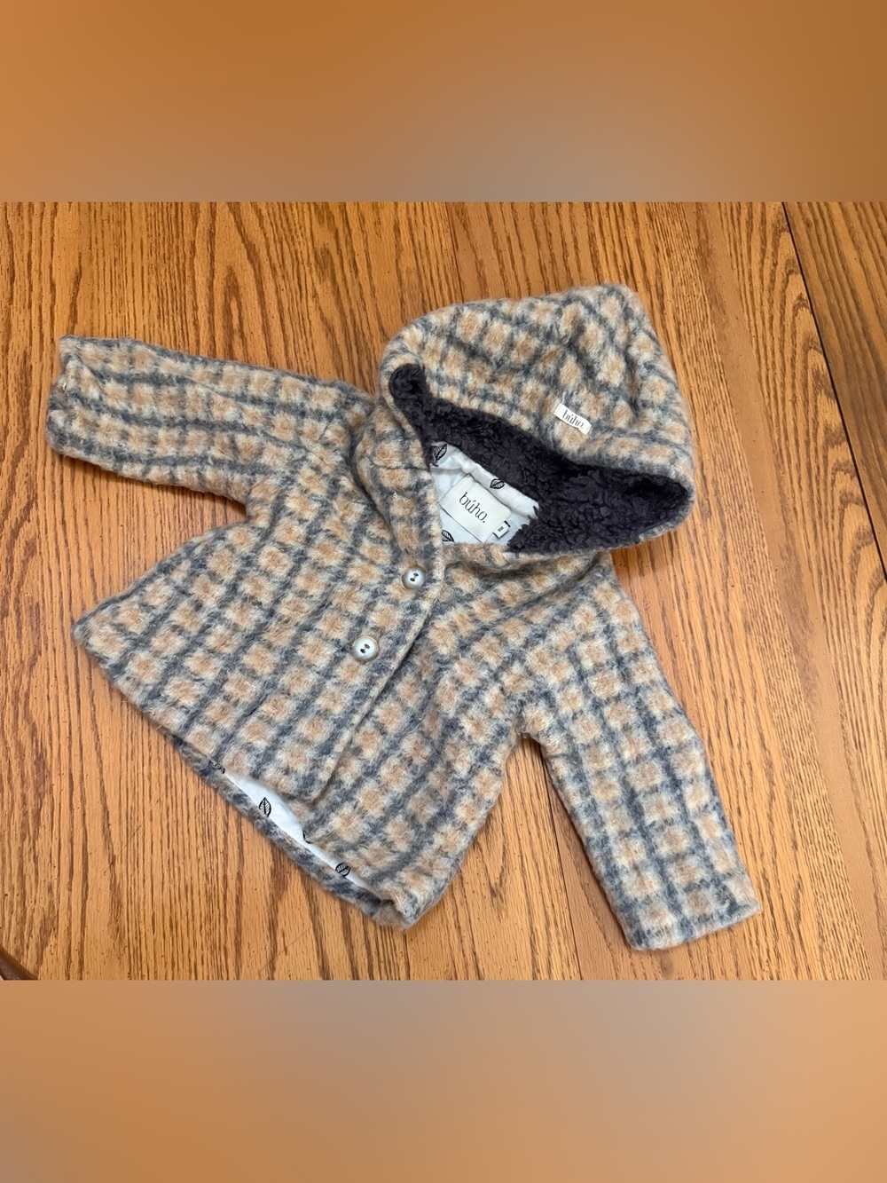 Búho Barcelona Sherpa Lined Wool Coat